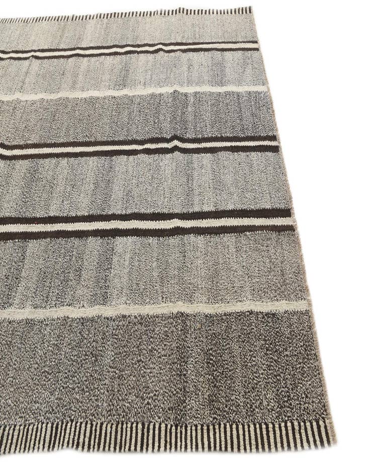 Detail image of 7' x 9' 7  Hand Woven Kilim Modern Wool Rug