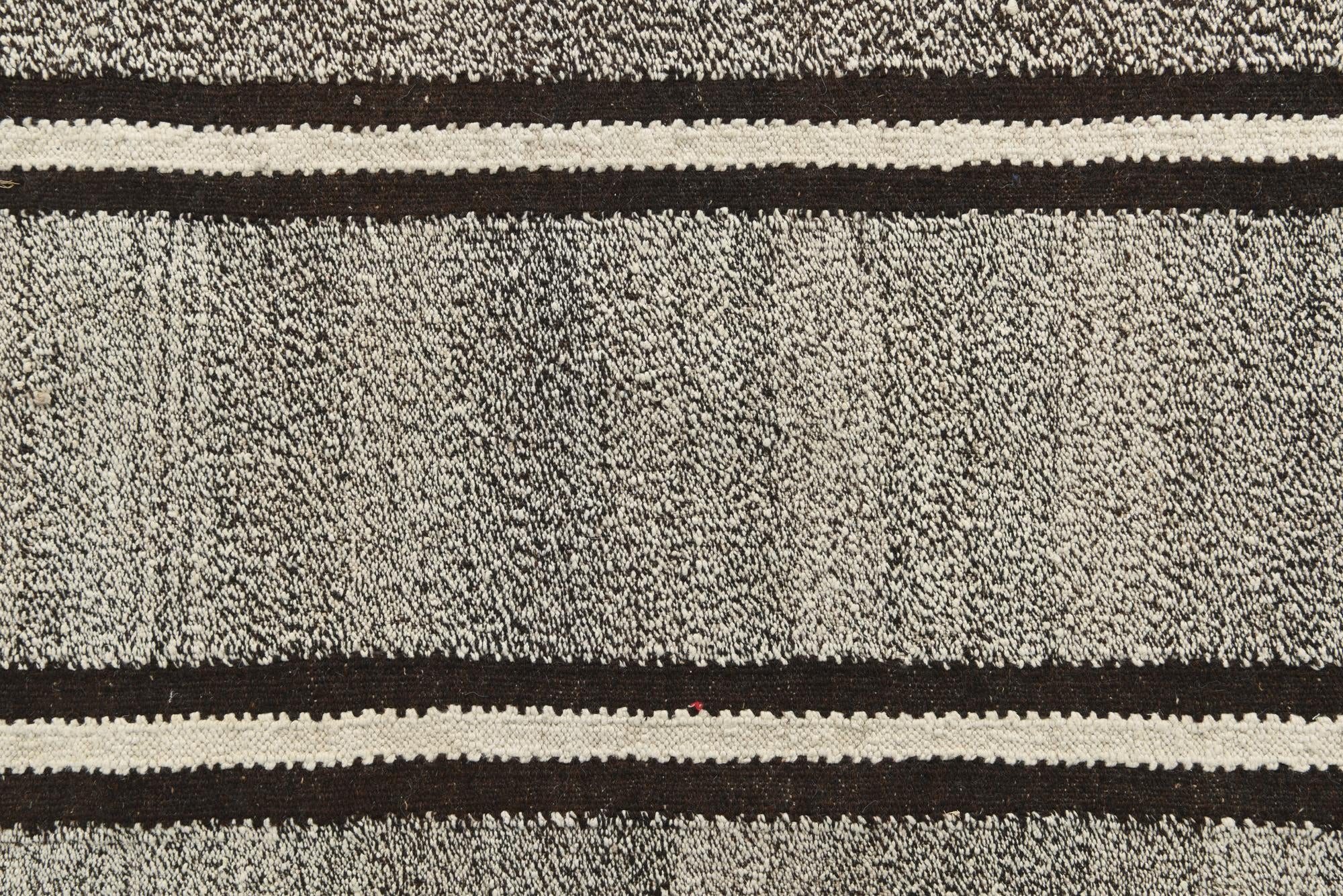 7' x 9' 7 Hand Woven Kilim Modern Wool Rug
