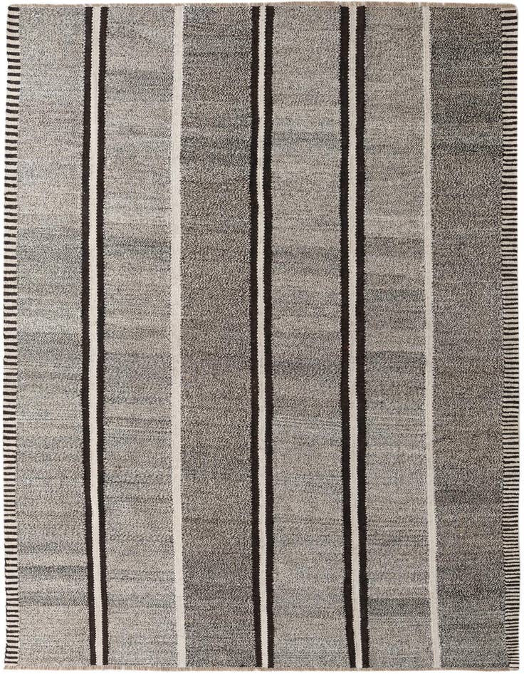 Detail image of 7' x 9' 7 Hand Woven Kilim Modern Wool Rug