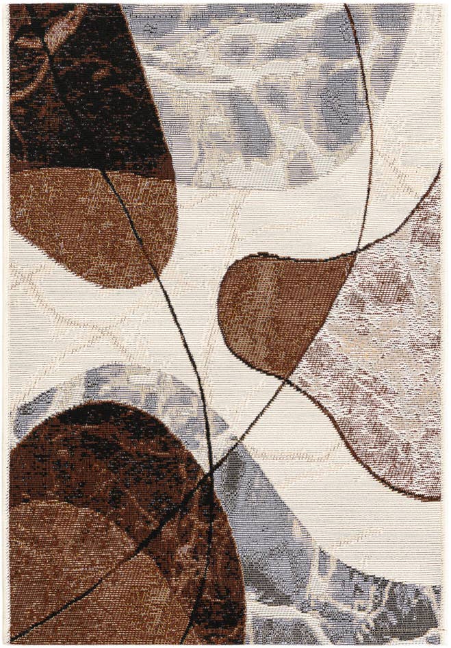 Detail image of 2' x 3' Easy-Clean Modern Indoor / Outdoor Rug