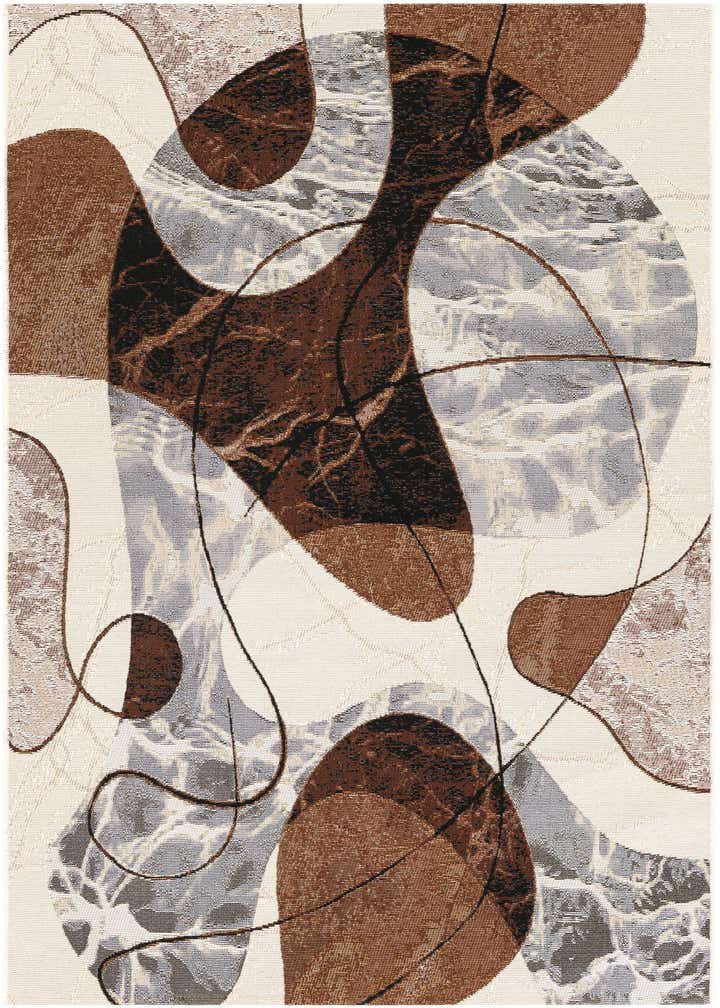 4' x 6' Easy-Clean Modern Indoor / Outdoor Rug