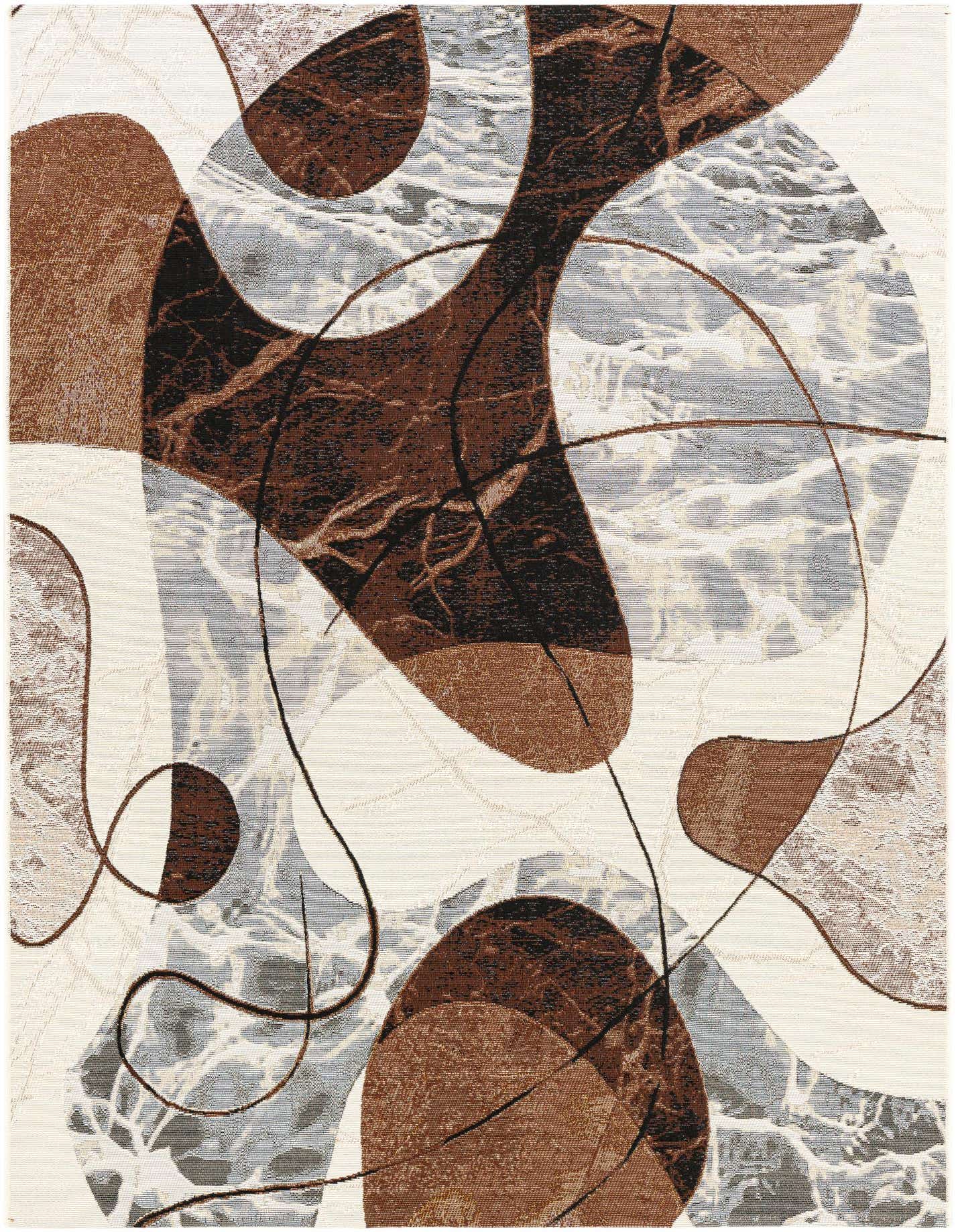 5' x 7' Easy-Clean Modern Indoor / Outdoor Rug