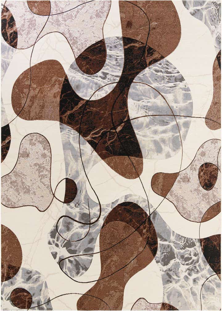 9' x 12' Easy-Clean Modern Indoor / Outdoor Rug