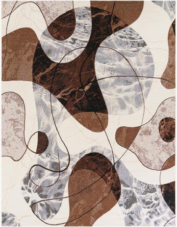 8' x 10' Easy-Clean Modern Indoor / Outdoor Rug