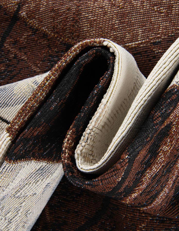 Detail image of 2' 7 x 12'  Washable Modern Indoor / Outdoor Runner Rug