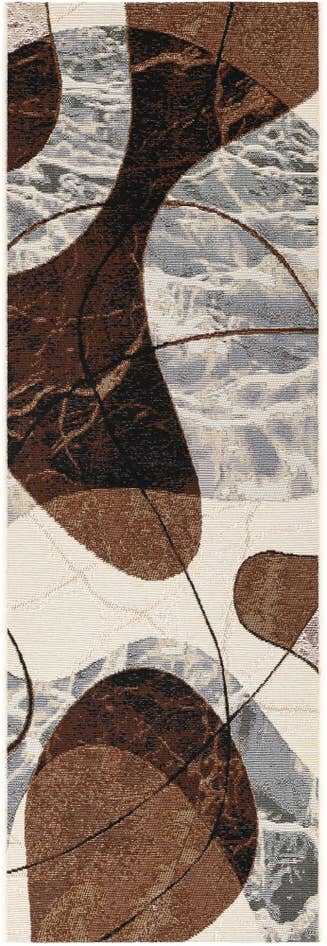 Detail image of 2' x 6' Easy-Clean Modern Indoor / Outdoor Runner Rug