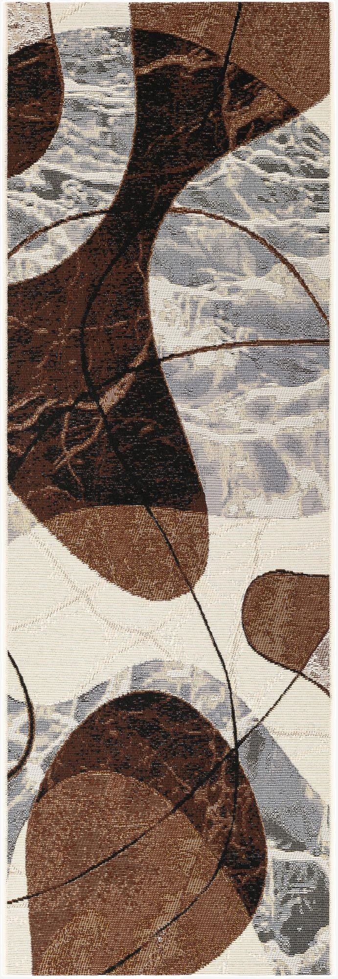 2' x 6'  Washable Modern Indoor / Outdoor Runner Rug