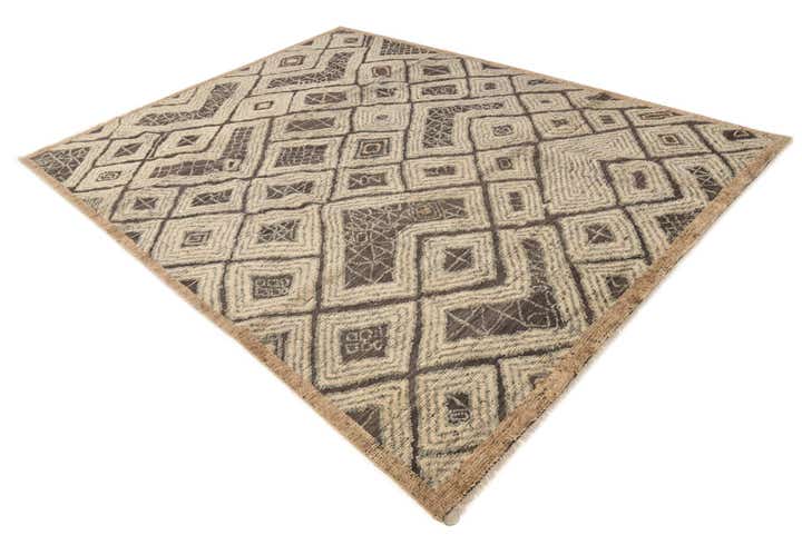 8' x 10' 2 Hand Knotted Darya Wool Rug