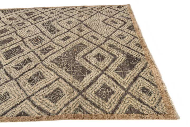 8' x 10' 2 Hand Knotted Darya Wool Rug