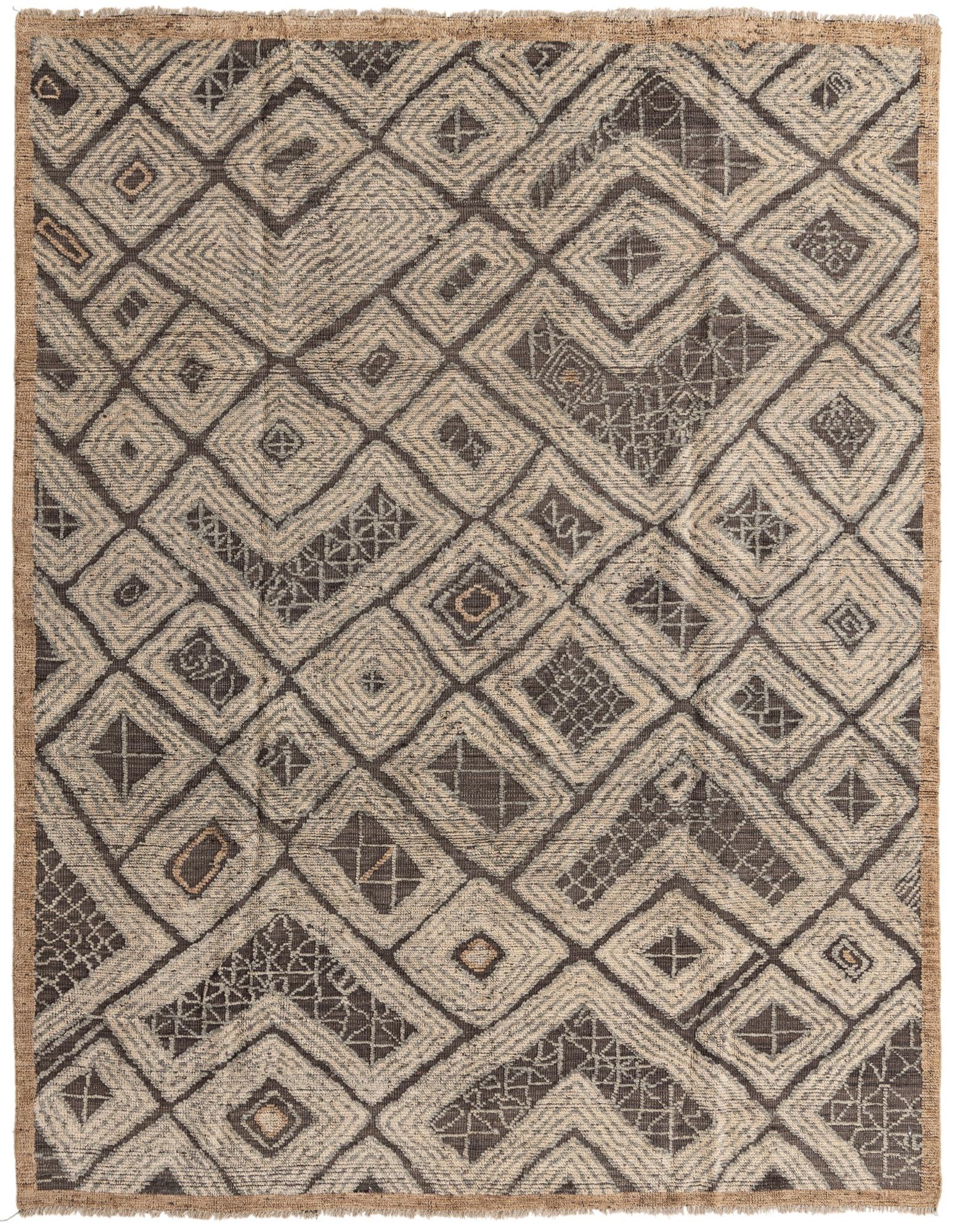 8' x 10' 2 Hand Knotted Darya Wool Rug