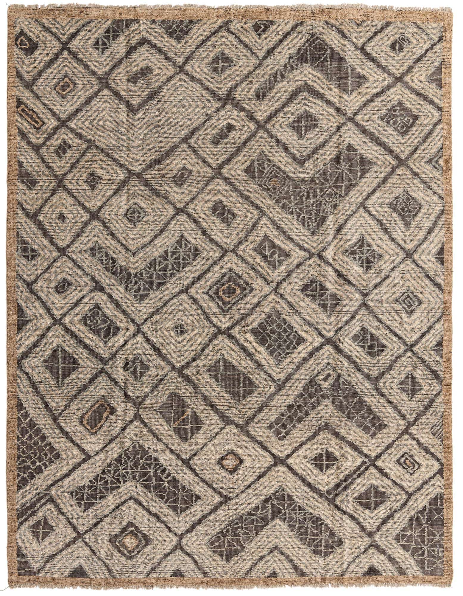 8' x 10' 2 Hand Knotted Darya Wool Rug