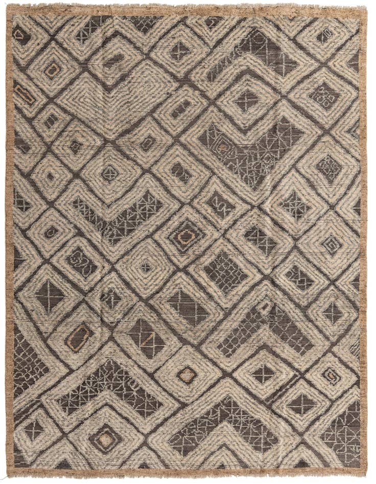 Detail image of 8' x 10' 2 Hand Knotted Darya Wool Rug