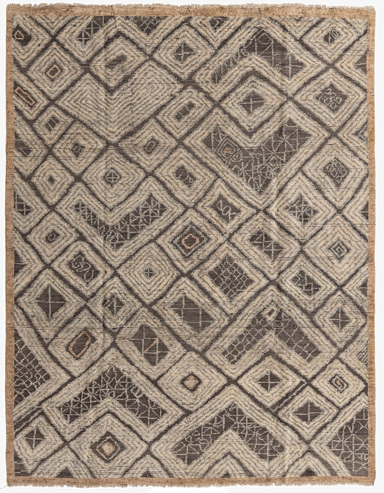 8' x 10' 2  Hand Knotted Darya Wool Rug