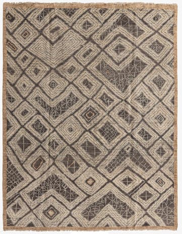 8' x 10' 2 Hand Knotted Darya Wool Rug