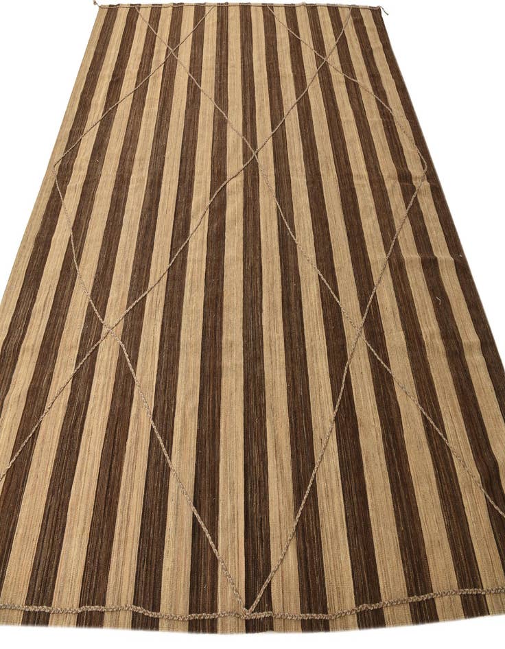 Detail image of 12' 7 x 13' 11  Hand Knotted Moroccan Wool Rug