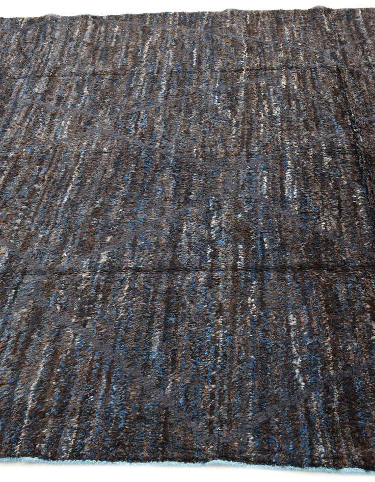 Detail image of 7' 7 x 10'  Hand Knotted Moroccan Wool Rug