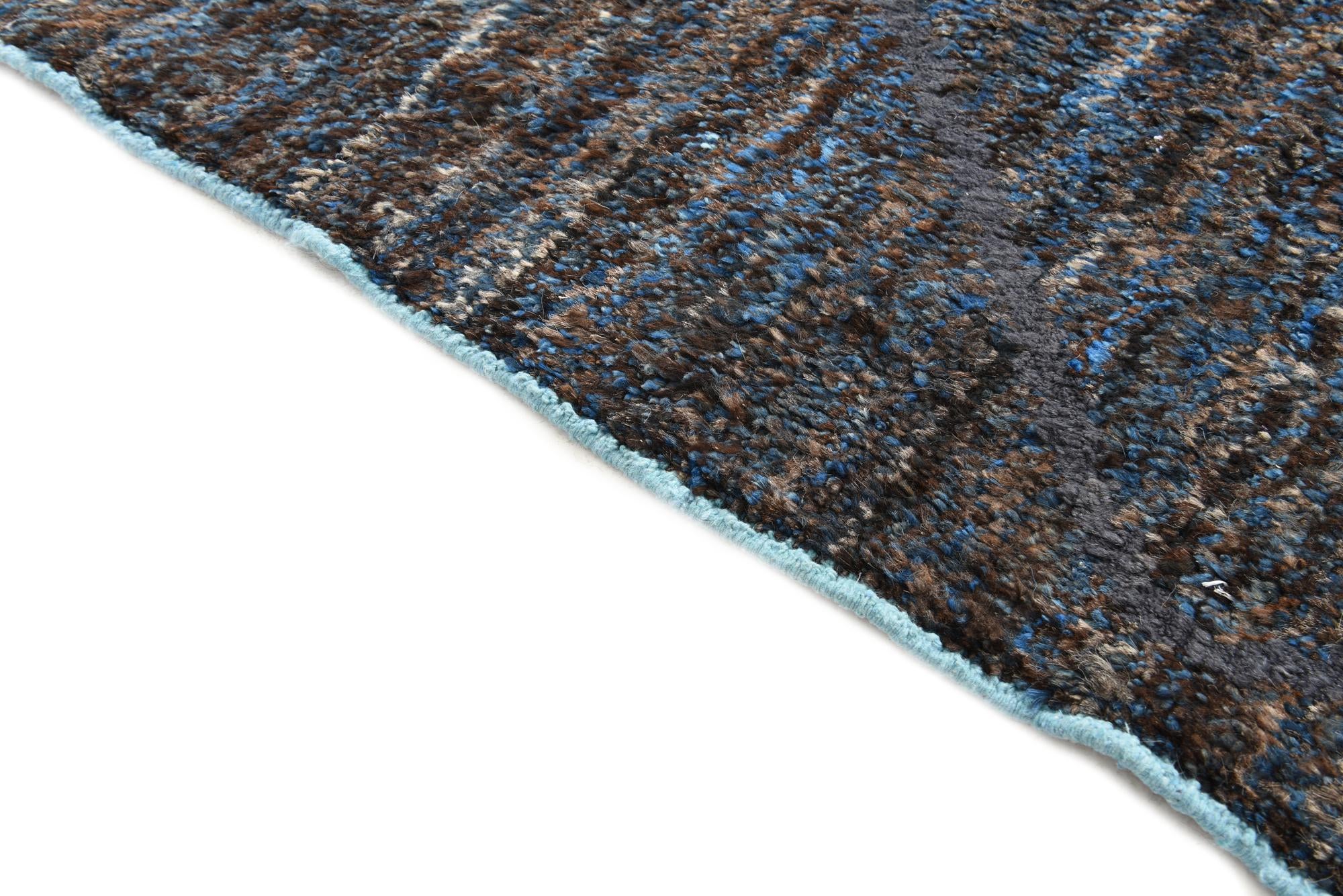 7' 7 x 10' Hand Knotted Moroccan Wool Rug