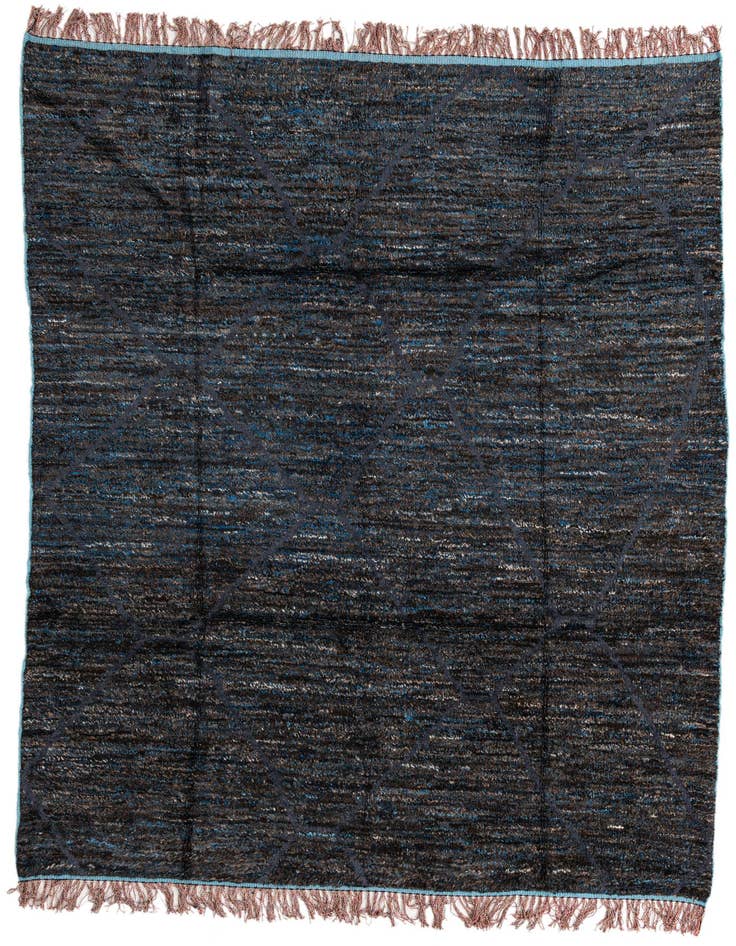 Detail image of 7' 7 x 10' Hand Knotted Moroccan Wool Rug