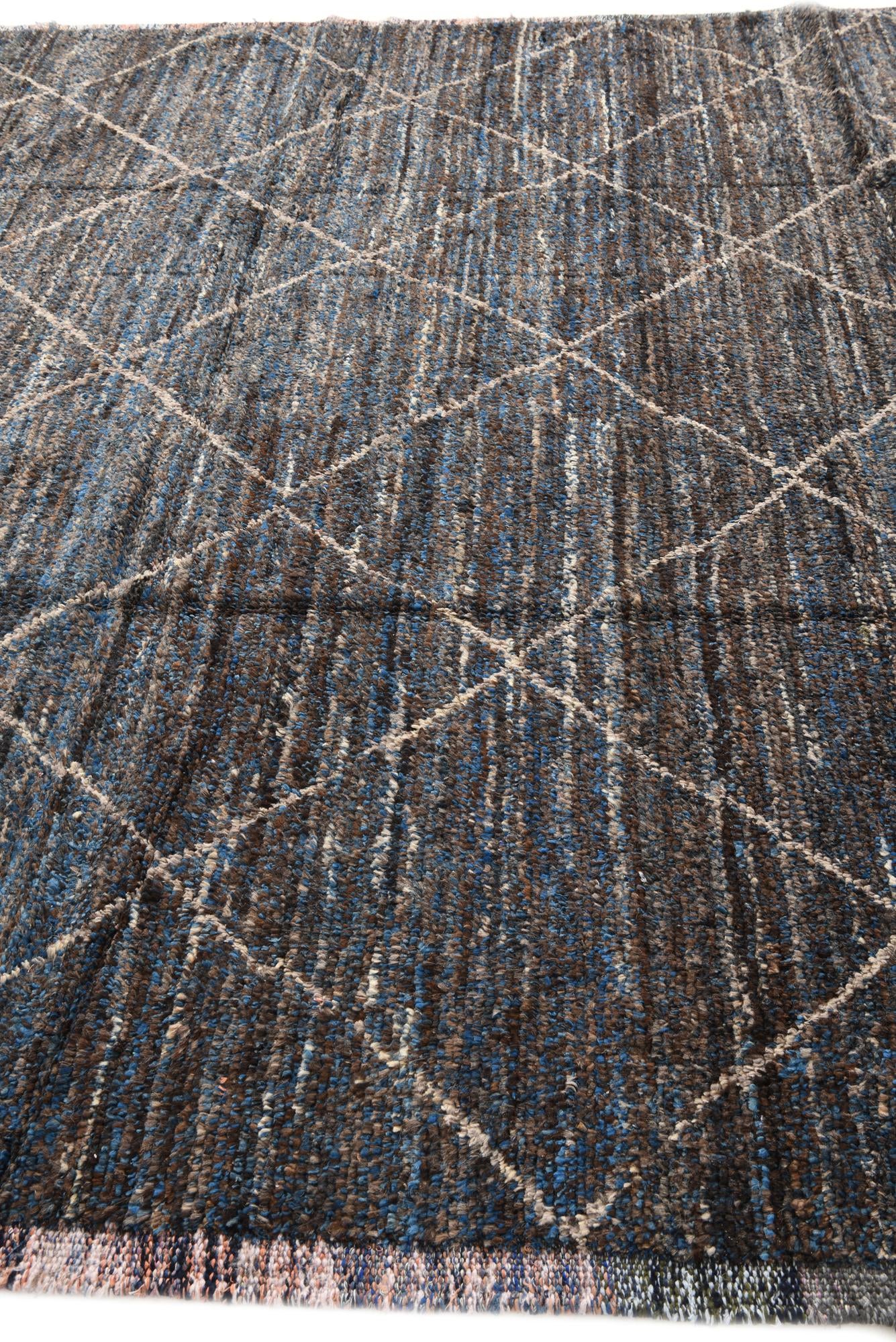 9' 3 x 13' Hand Knotted Moroccan Wool Rug