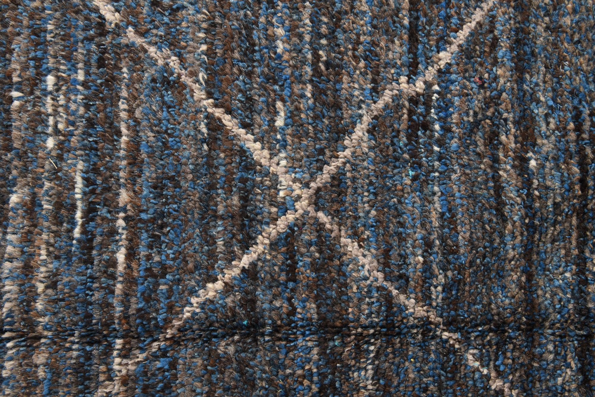 9' 3 x 13' Hand Knotted Moroccan Wool Rug