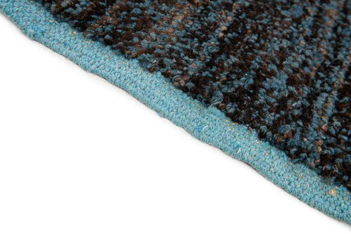 6' 1 x 9' 6 Hand Knotted Moroccan Wool Rug