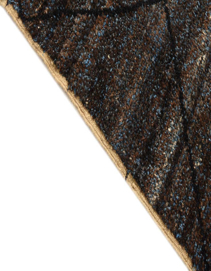 Detail image of 6' 4 x 9' 4  Hand Knotted Moroccan Wool Rug