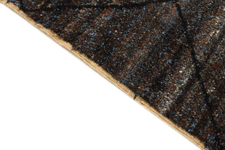6' 4 x 9' 4 Hand Knotted Moroccan Wool Rug
