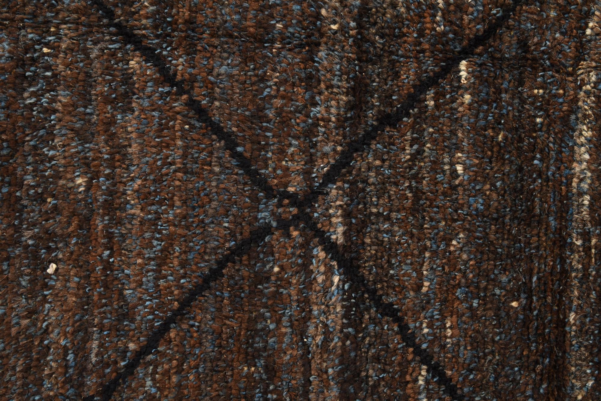 6' 4 x 9' 4 Hand Knotted Moroccan Wool Rug
