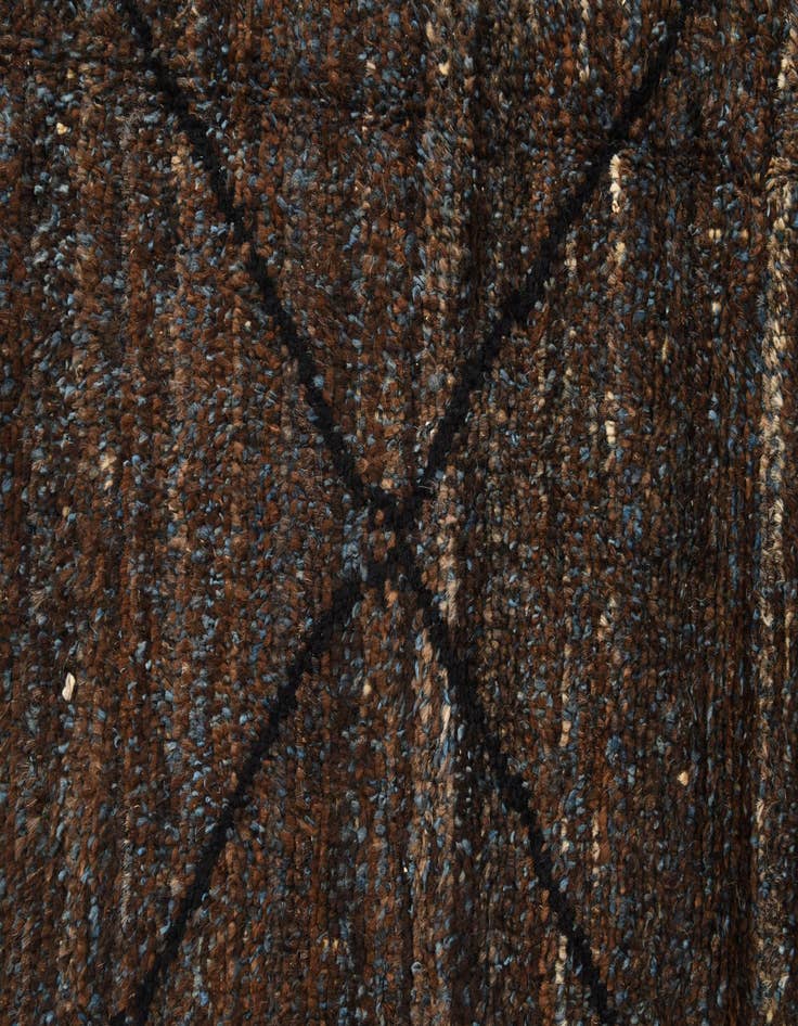 Detail image of 6' 4 x 9' 4  Hand Knotted Moroccan Wool Rug
