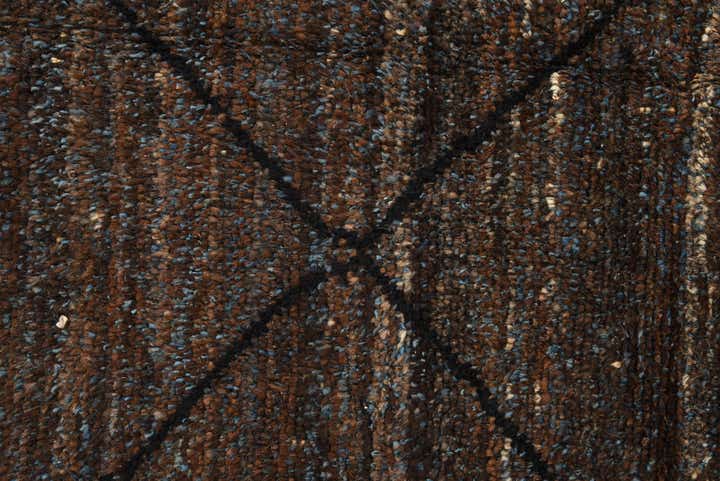 6' 4 x 9' 4 Hand Knotted Moroccan Wool Rug