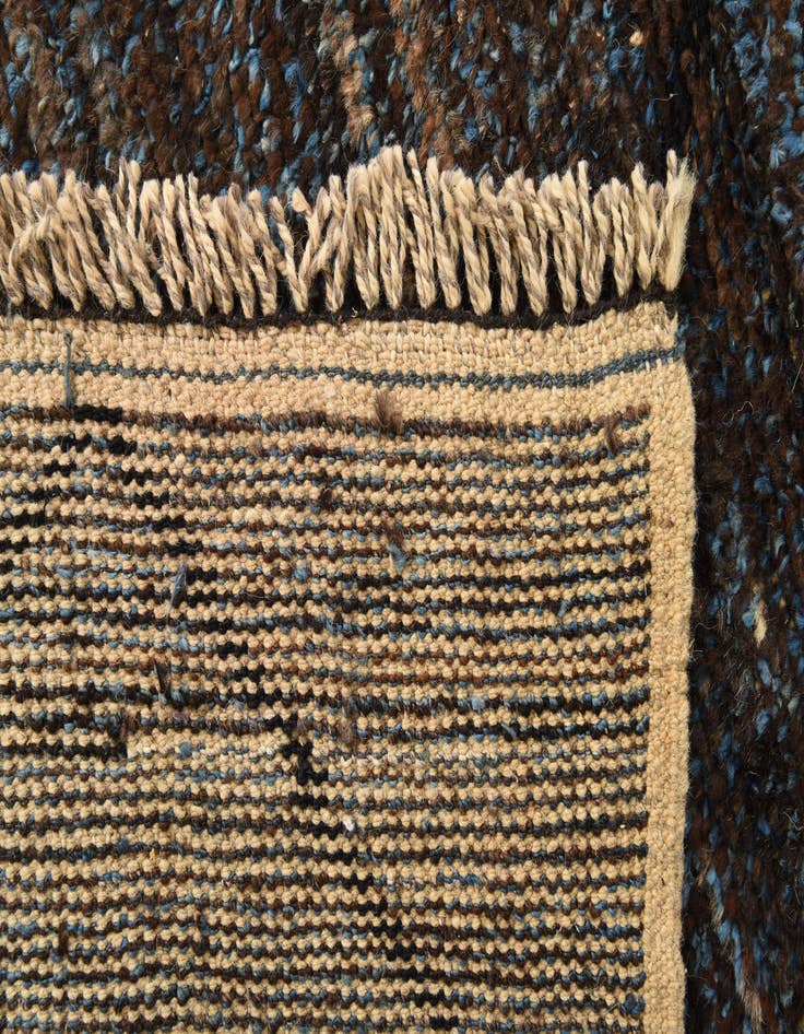 Detail image of 6' 4 x 9' 4  Hand Knotted Moroccan Wool Rug
