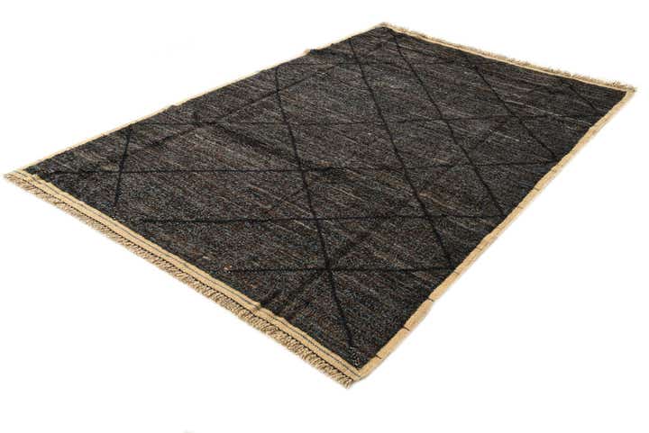 5' 11 x 9' 3 Hand Knotted Moroccan Wool Rug