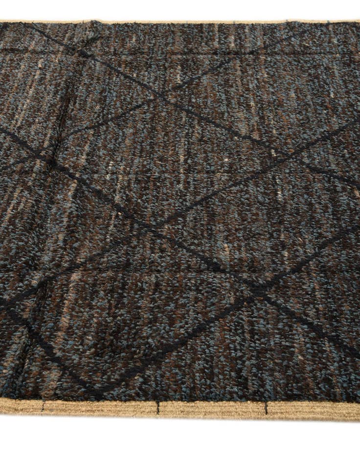 Detail image of 5' 11 x 9' 3  Hand Knotted Moroccan Wool Rug