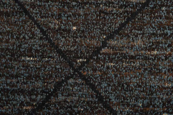 5' 11 x 9' 3 Hand Knotted Moroccan Wool Rug