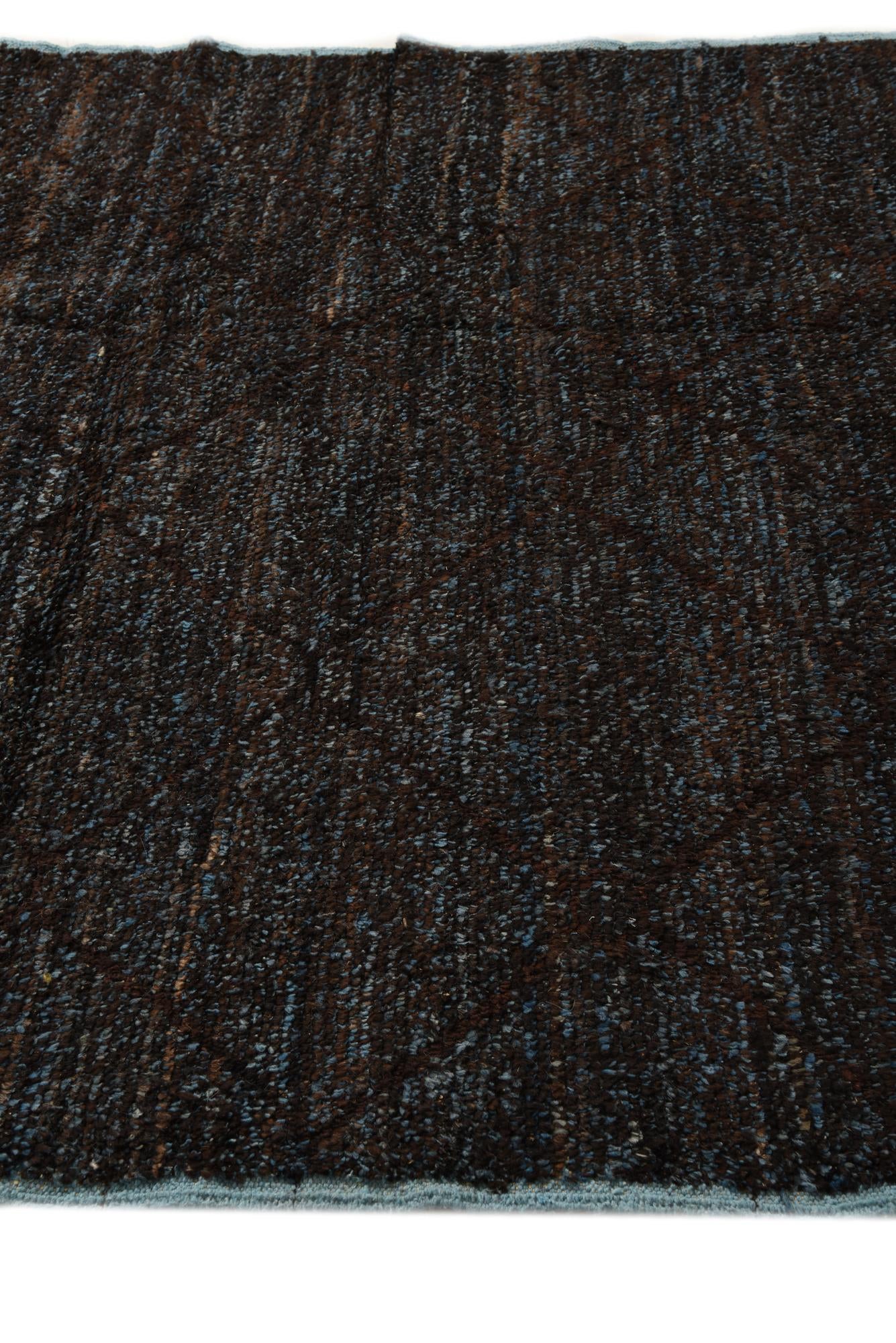 6' 1 x 8' 11 Hand Knotted Moroccan Wool Rug