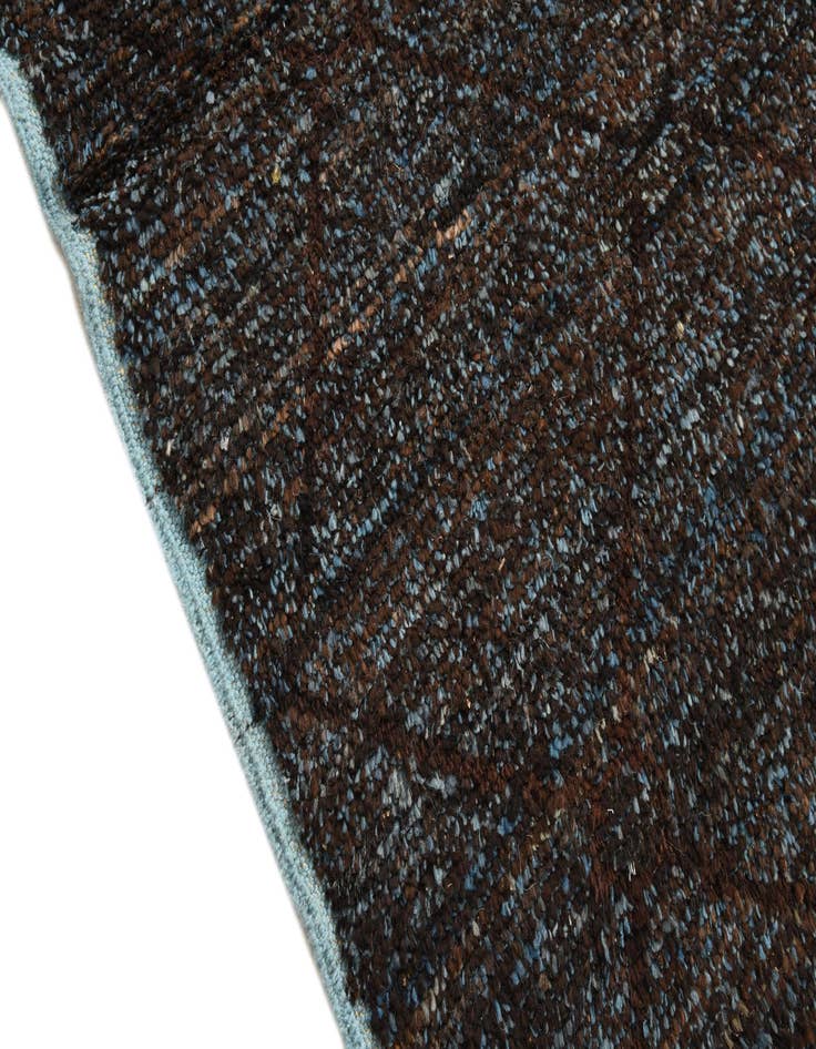 Detail image of 6' 1 x 8' 11  Hand Knotted Moroccan Wool Rug