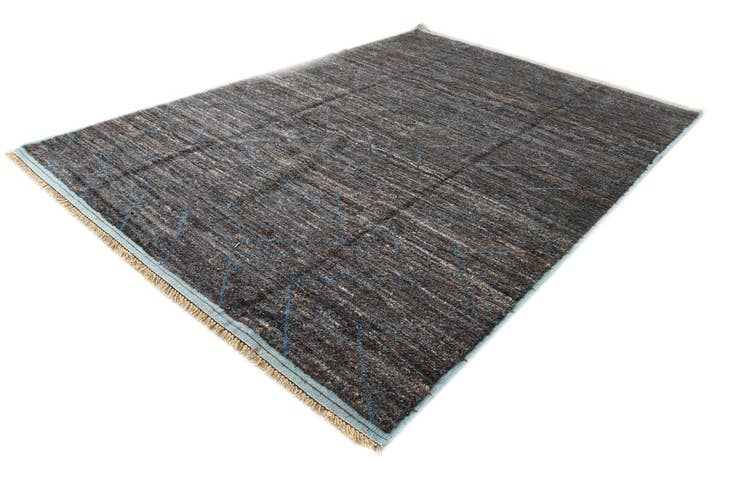 Detail image of 8' 10 x 12' 8 Hand Knotted Moroccan Wool Rug