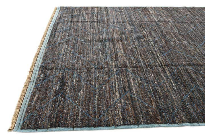 8' 10 x 12' 8 Hand Knotted Moroccan Wool Rug