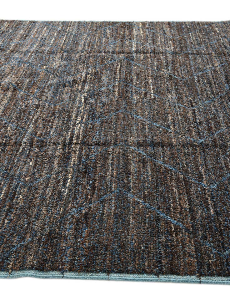 Detail image of 8' 10 x 12' 8 Hand Knotted Moroccan Wool Rug