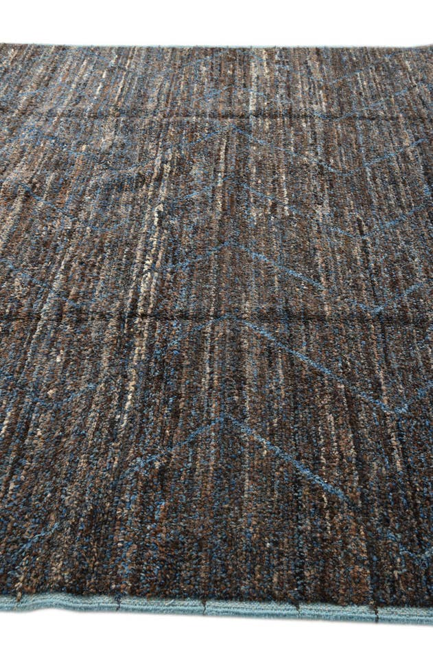 Detail image of 8' 10 x 12' 8 Hand Knotted Moroccan Wool Rug