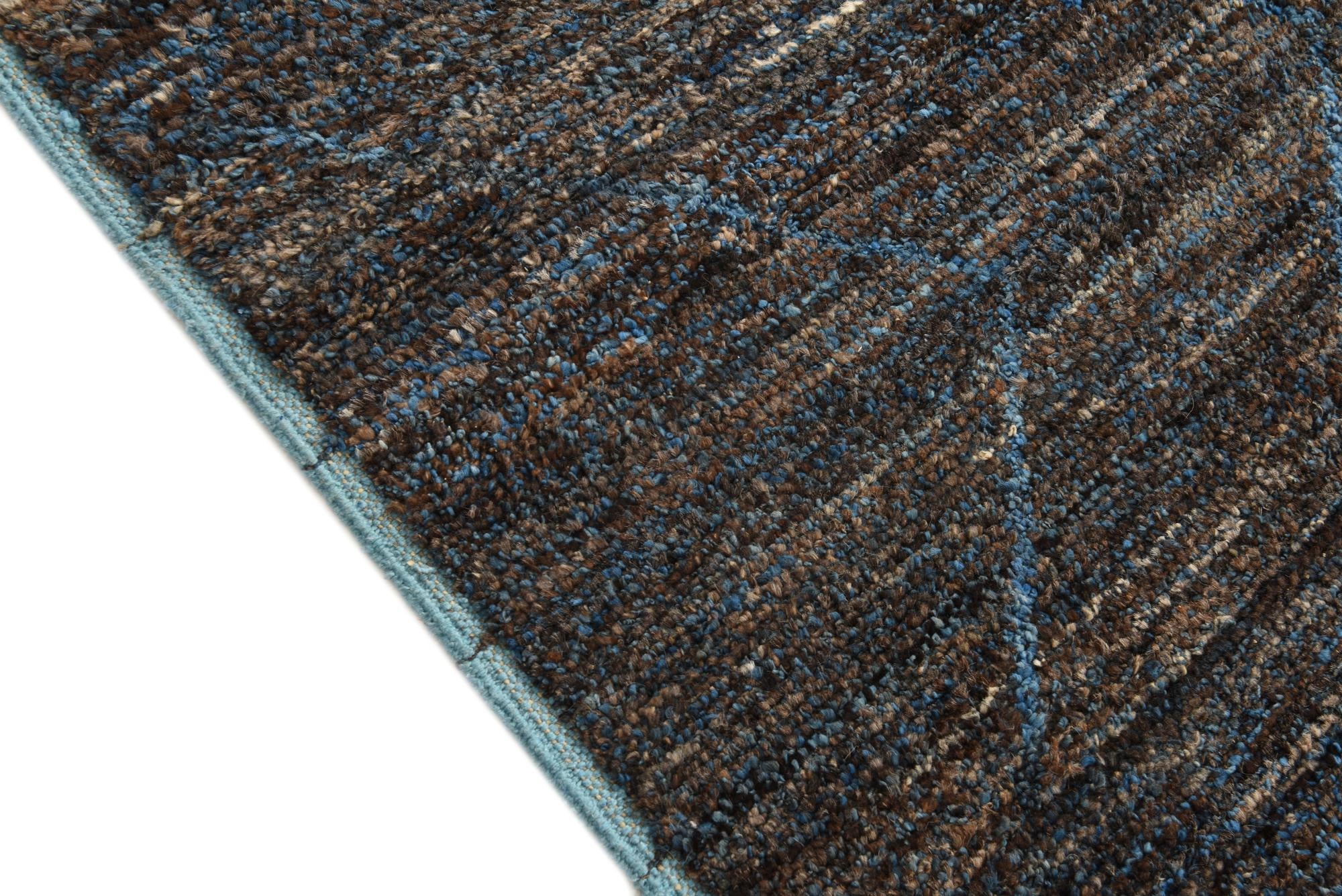 8' 10 x 12' 8 Hand Knotted Moroccan Wool Rug
