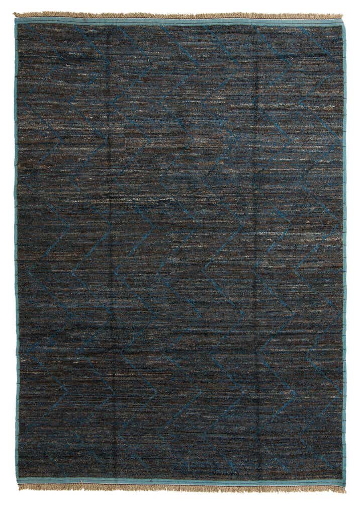 8' 10 x 12' 8 Hand Knotted Moroccan Wool Rug