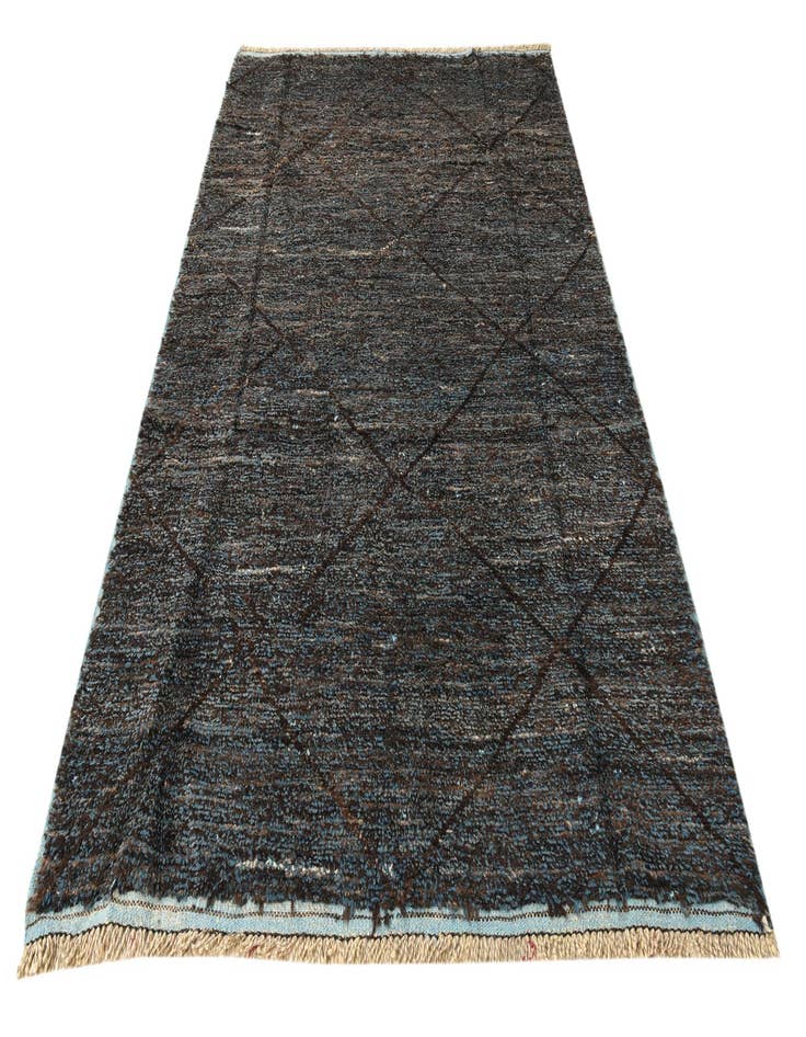 Detail image of 6' 2 x 9' 7  Hand Knotted Moroccan Wool Rug