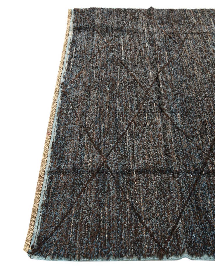 Detail image of 6' 2 x 9' 7  Hand Knotted Moroccan Wool Rug