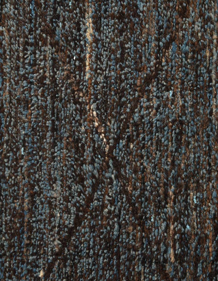 Detail image of 6' 2 x 9' 7  Hand Knotted Moroccan Wool Rug