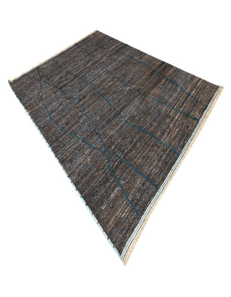 Detail image of 9' x 12' 5  Hand Knotted Moroccan Wool Rug