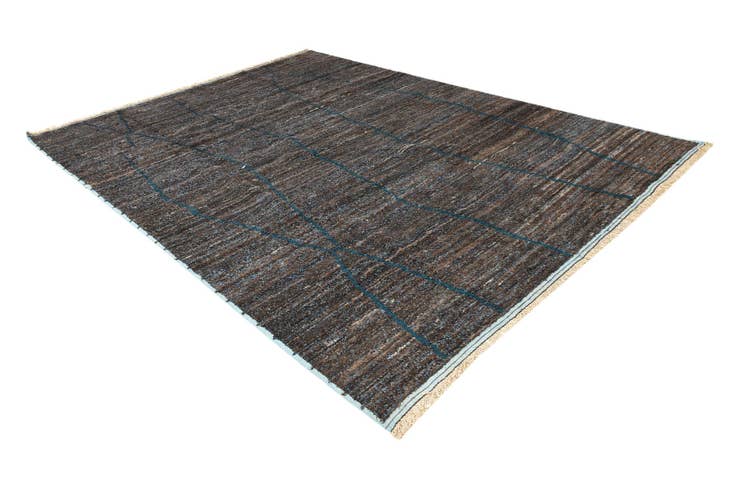 Detail image of 9' x 12' 5 Hand Knotted Moroccan Wool Rug