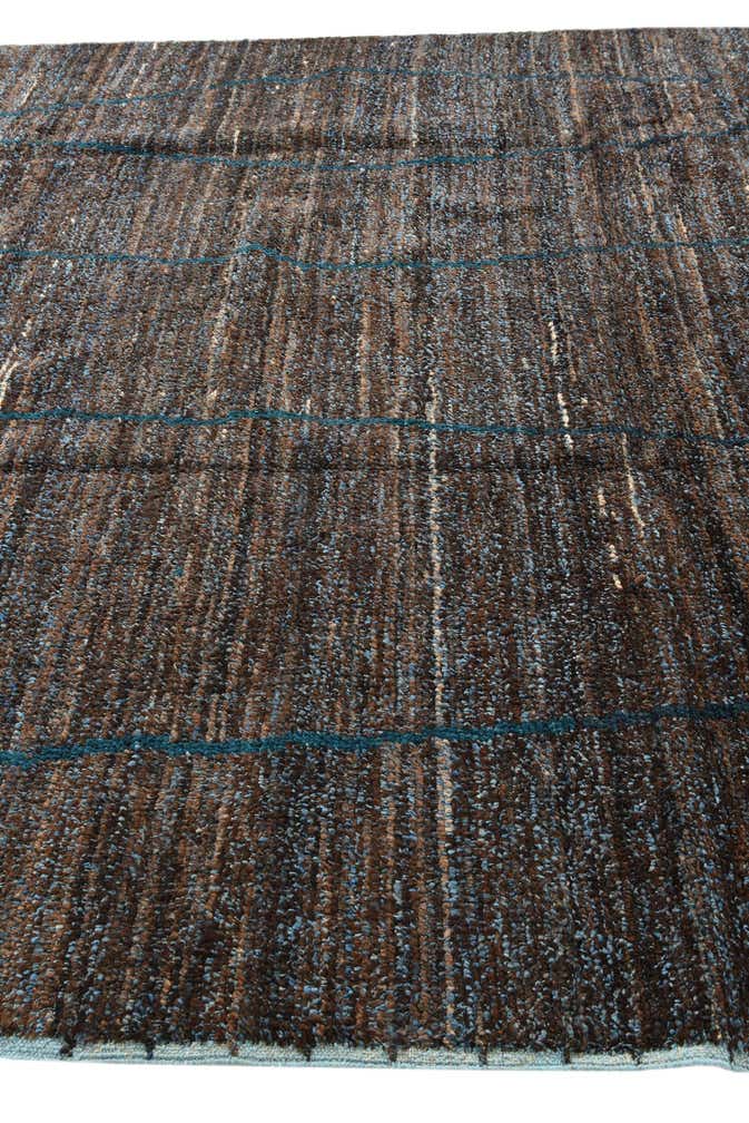 9' x 12' 5 Hand Knotted Moroccan Wool Rug