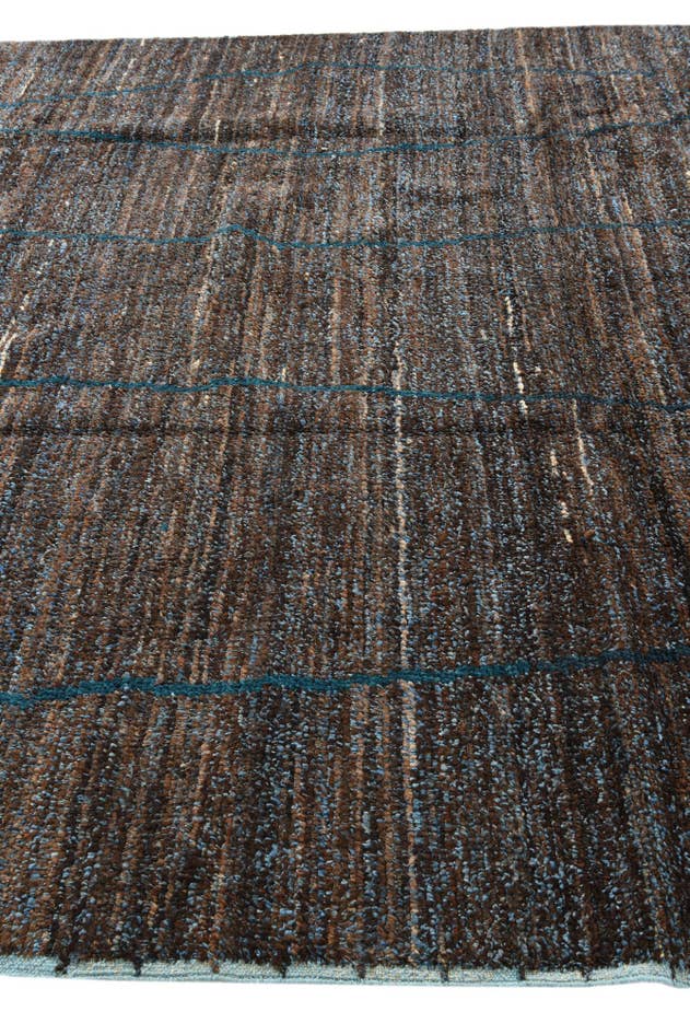 Detail image of 9' x 12' 5 Hand Knotted Moroccan Wool Rug