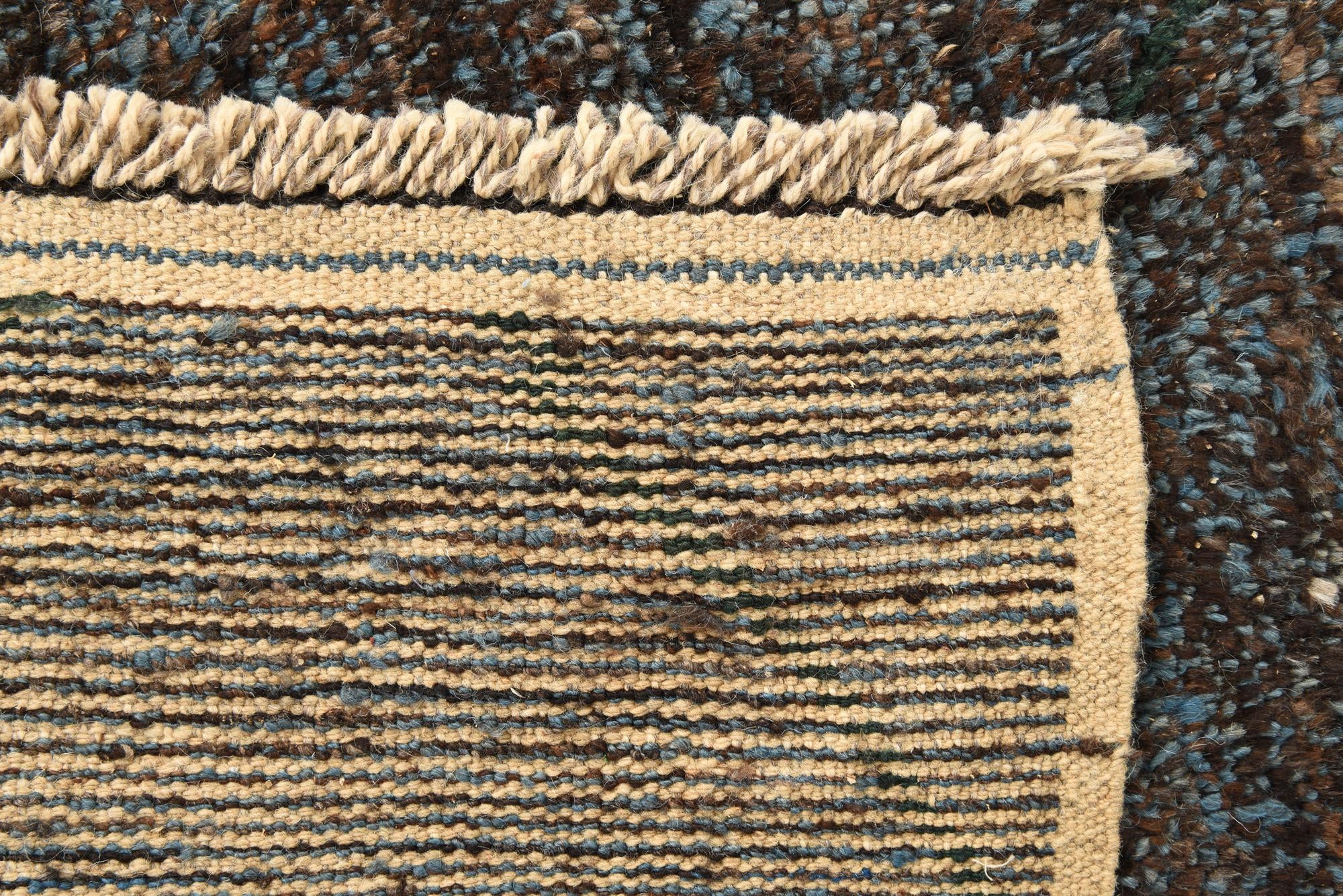 6' x 9' 9 Hand Knotted Moroccan Wool Rug